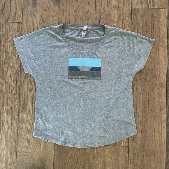 EUC! San Diego Bird's Surf Shed gray shirt - sz. L - Picture 3 of 5